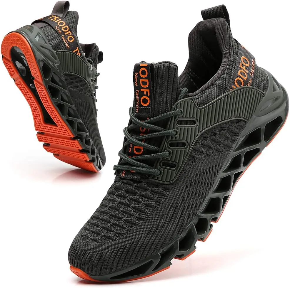 SKDOIUL Men Sport Running Shoes Mesh Breathable Trail Runners Fashion Sneakers