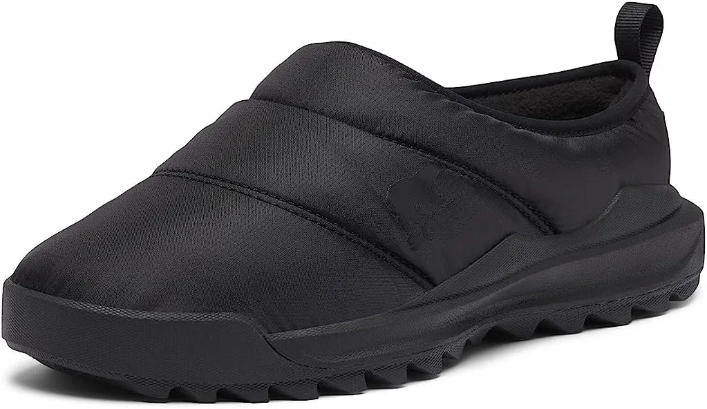 Sorel Women's ONA RMX Puffy Slip-On Shoes - Black, White - Size 9