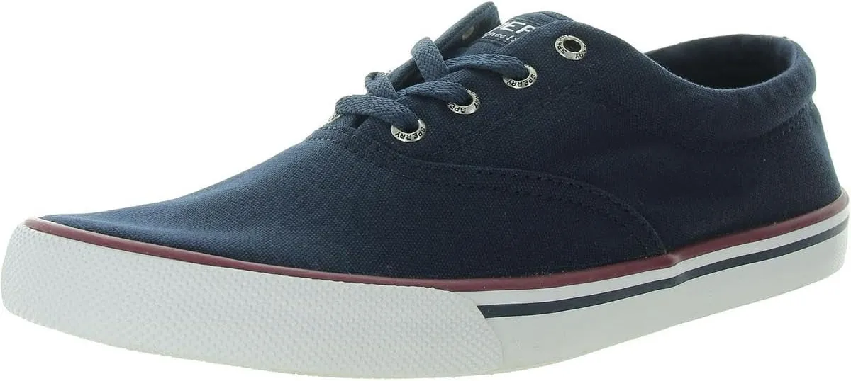 Sperry Mens Striper II CVO Uni Casual and Fashion Sneakers Navy 9 Wide (E)