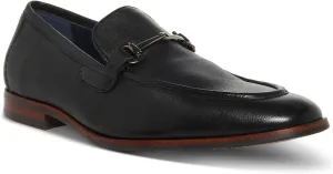 Steve Madden Mens Caspin Leather Round Toe Loafers