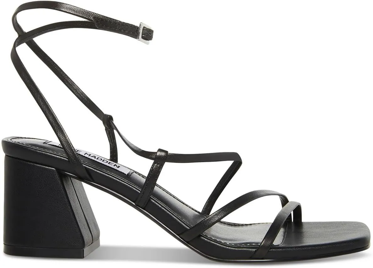 Steve Madden Womens Alyce Buckle Open Toe Slingback Sandals