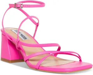 Steve Madden Womens Alyce Buckle Open Toe Slingback Sandals