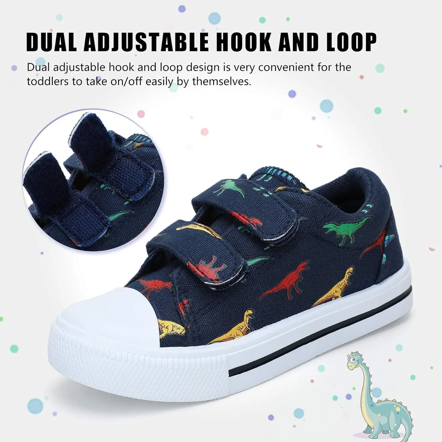 STQ Toddler Shoes Boys & Girls Canvas Kids Slip On Shoes
