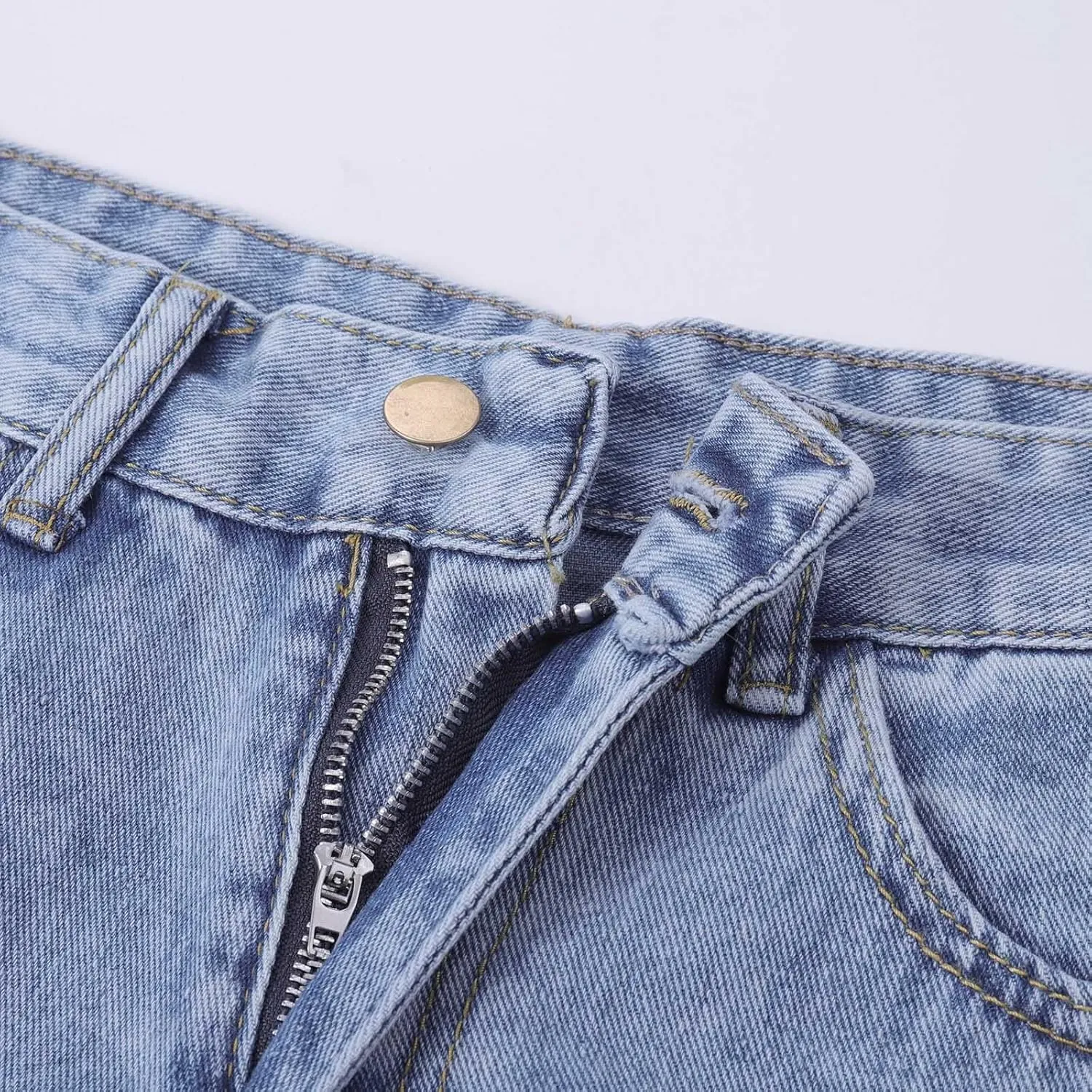 Straight Leg Jeans for Women 2024 High Waisted Streetwear Clothes Straight Leg Butt Lifting Jeans for Women