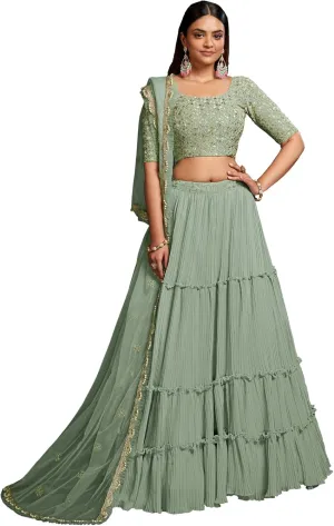 Stylish Bollywood Designer Stitched Lehegha Choli Indian Wediing Wear Heavy Choli for Women