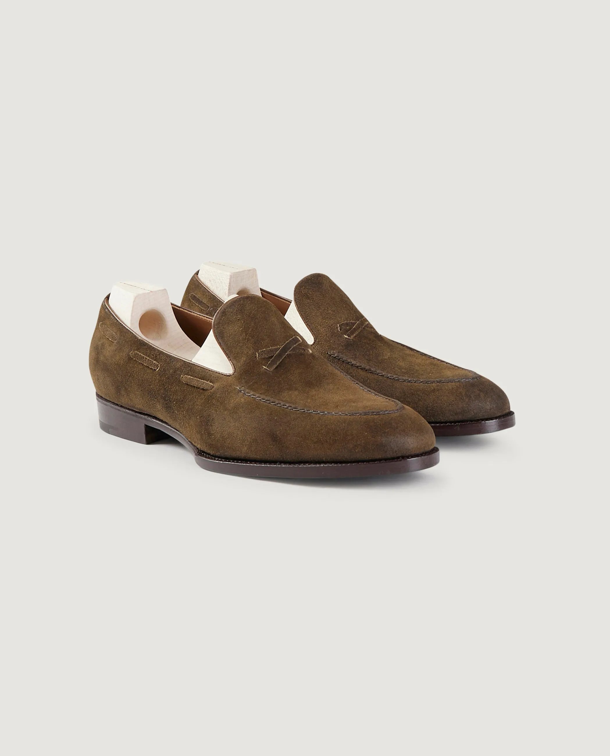 Suede loafer - Mod. 553X - Bruin