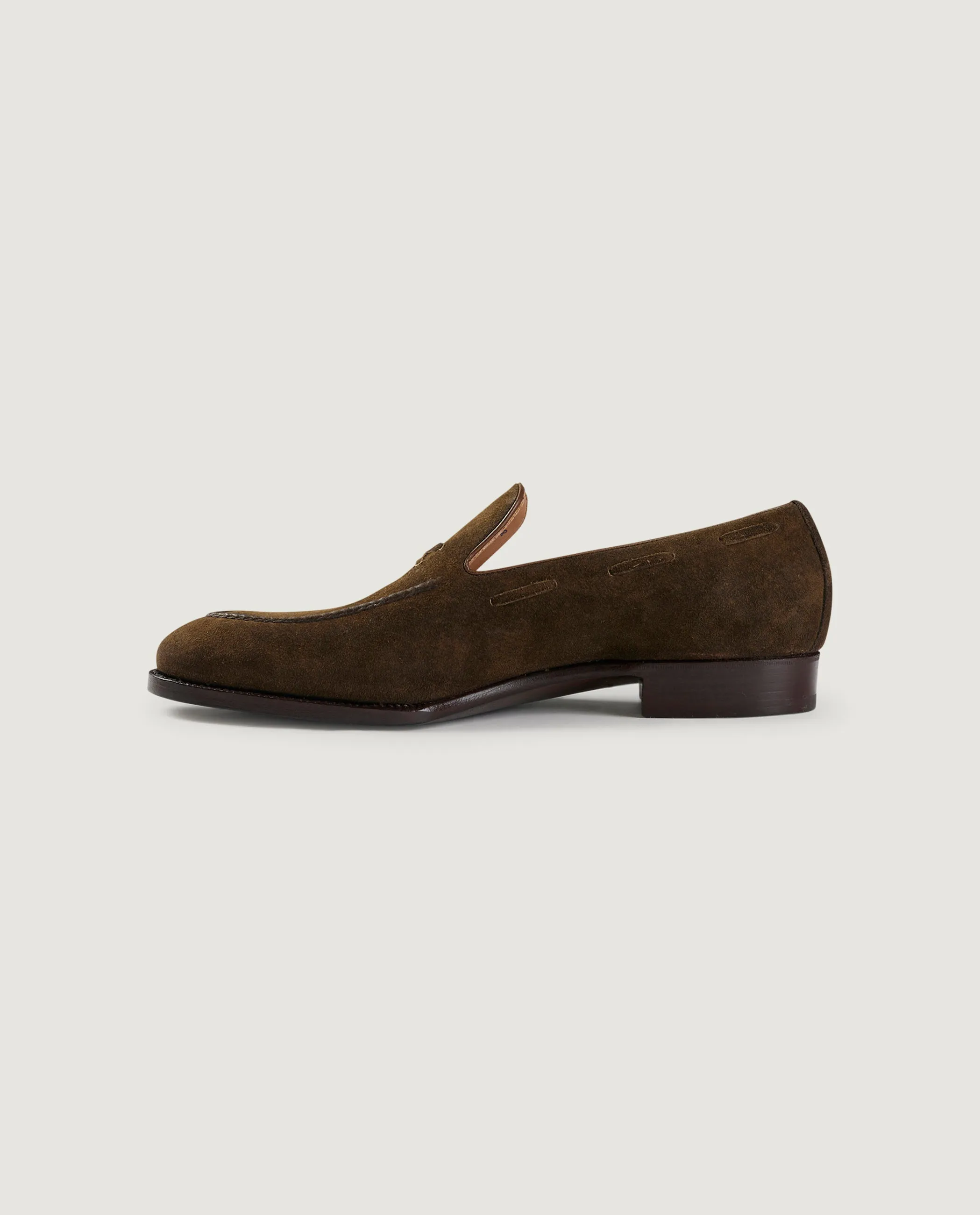 Suede loafer - Mod. 553X - Bruin