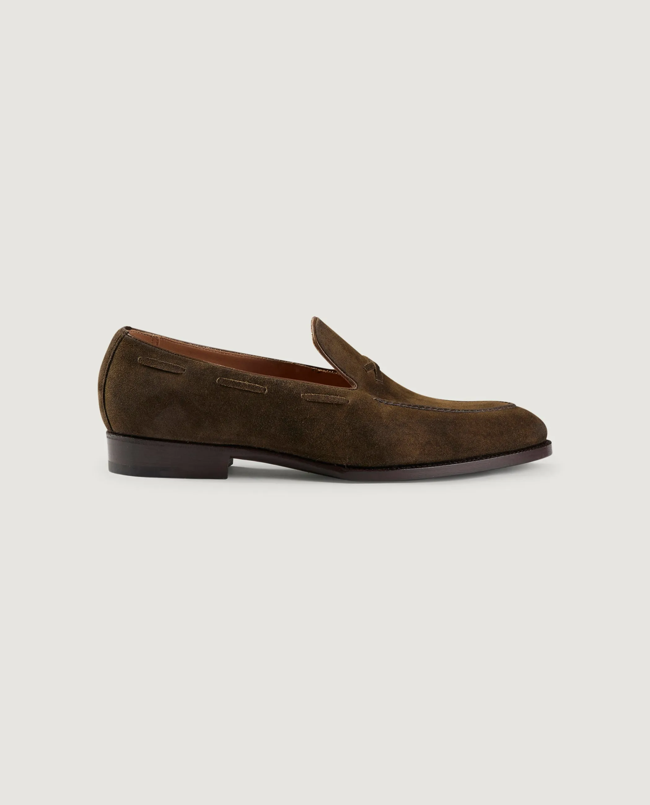 Suede loafer - Mod. 553X - Bruin