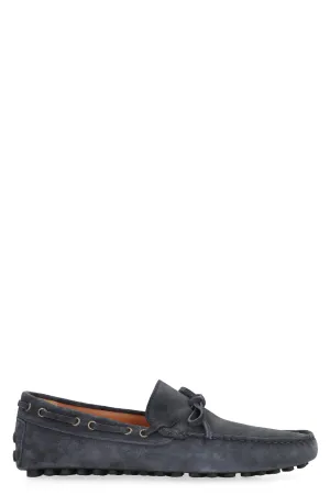 Suede loafers