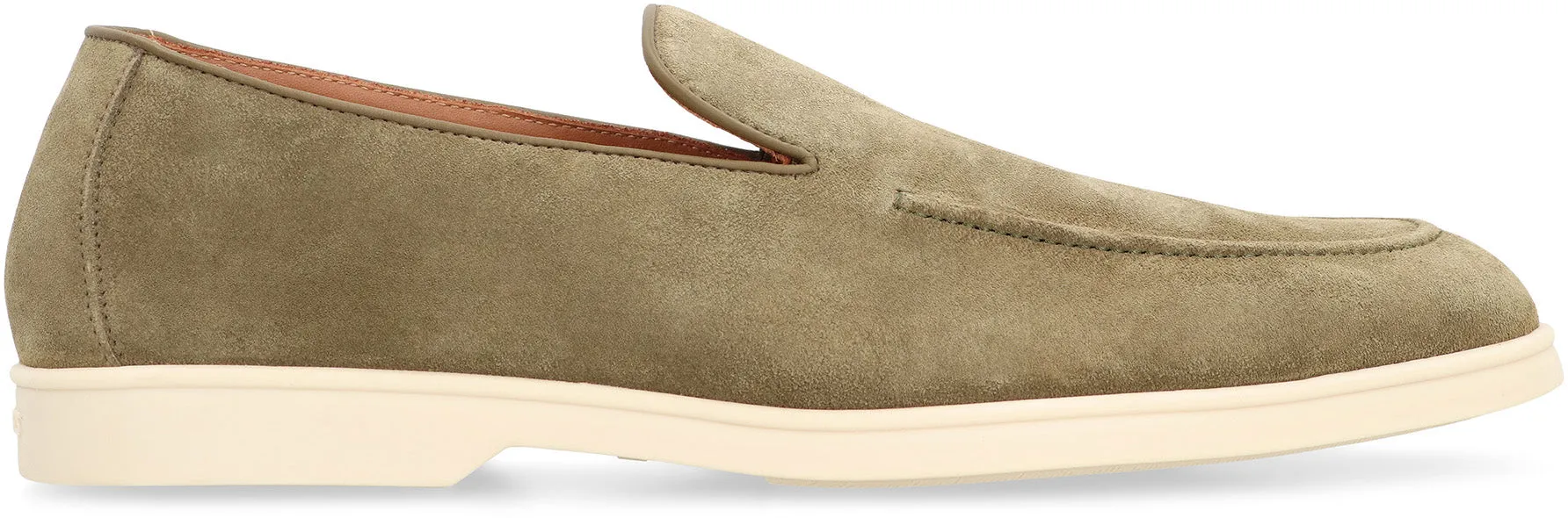Suede loafers