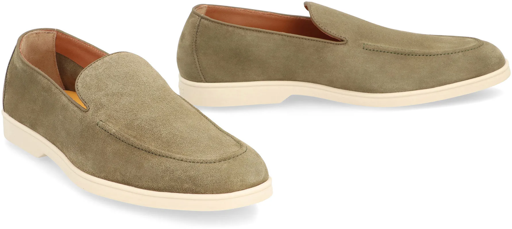 Suede loafers
