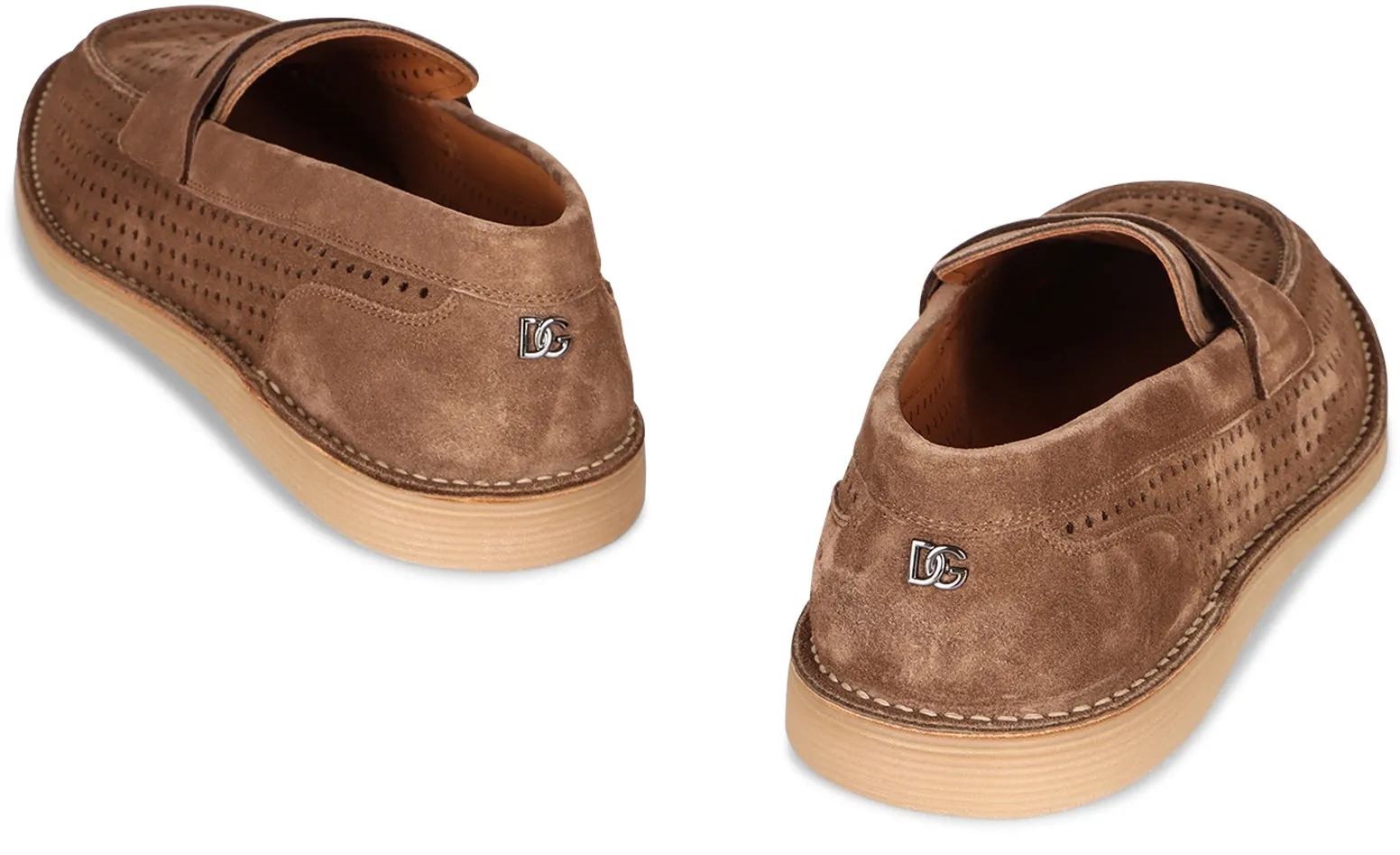 Suede loafers
