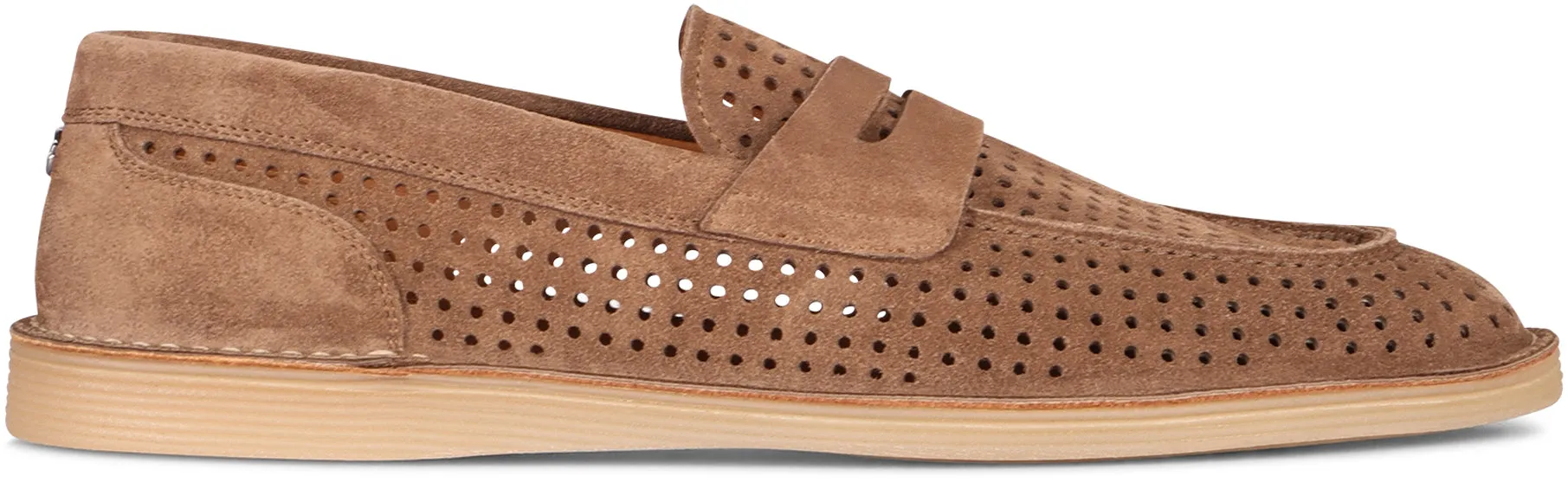 Suede loafers