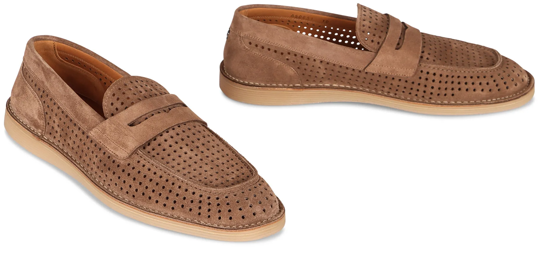 Suede loafers