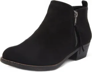 Sugar Women's Dress Block Heel Ankle Boot, Ladies Zipper Bootie