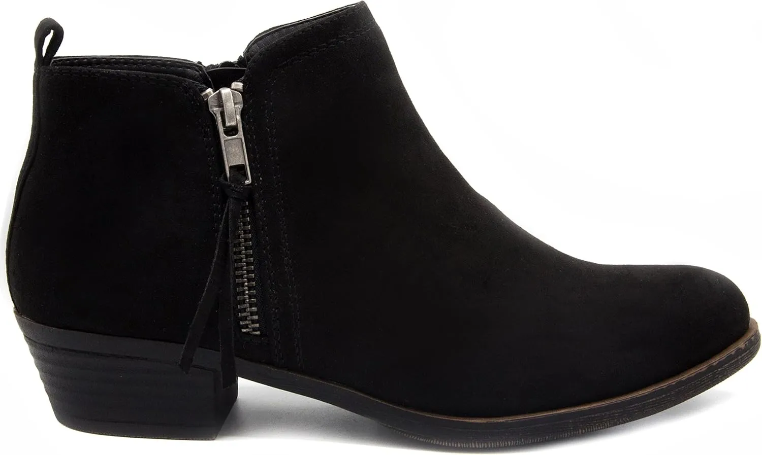 Sugar Women's Dress Block Heel Ankle Boot, Ladies Zipper Bootie
