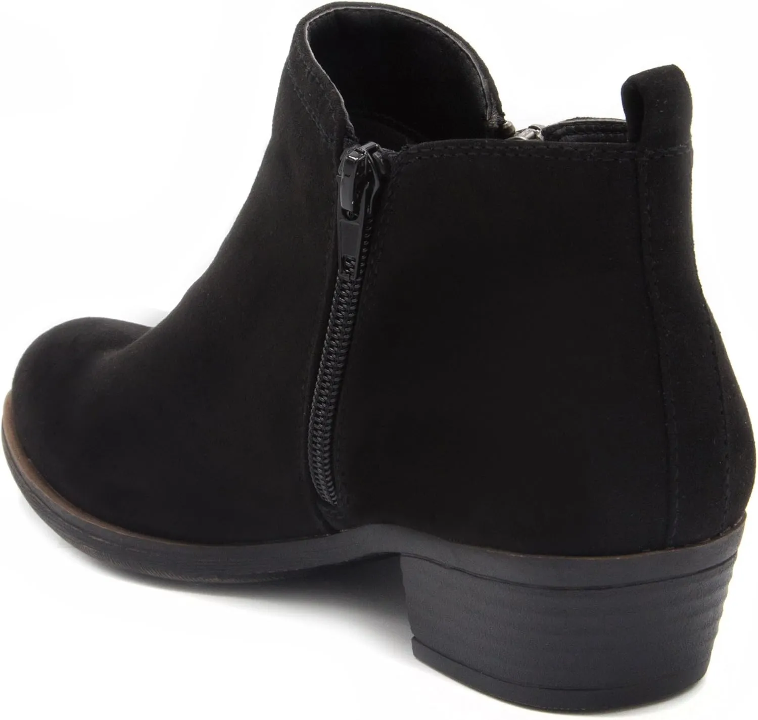 Sugar Women's Dress Block Heel Ankle Boot, Ladies Zipper Bootie