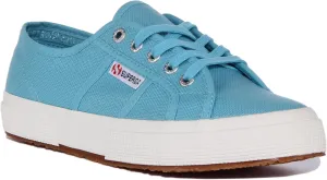 Superga - Womens 2750 Cotu Canvas Sneakers, Color Blue Lt Dusty/Favorio, Size: 8.5 M US Mens/10 M US Womens