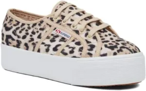 Superga Womens 2790 Fantasy Canvas Low Top Sneakers Tan 9.5 Medium (B,M)