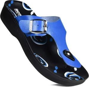 T-Bar Buckle Strap Sandals Flip Flop Slides for Women