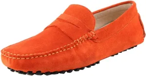 TDA Men's Stripe Multi Color Hot Suede Moccasin Loafers Boat Shoes