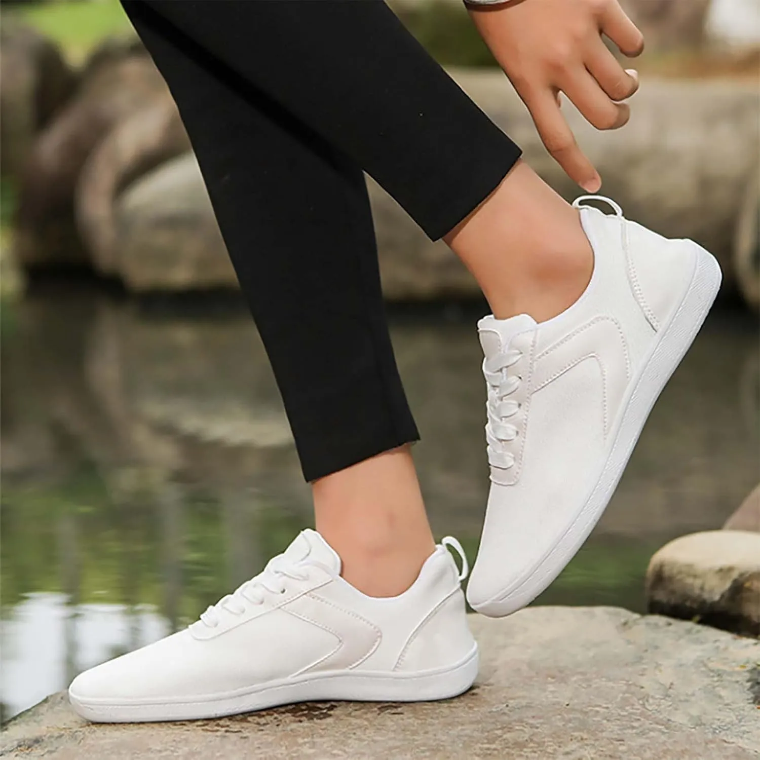 Tennis Shoes Womens Slip On Black Casual Shoes Casual Sneakers Air Athletic Running Tennis Lightweight High Top Basketball Shoe Loafers Casual Slip On