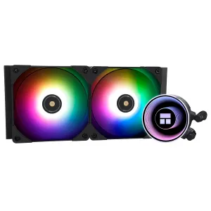 Thermalright Frozen Notte 240 Black ARGB V2 Water Cooling CPU Cooler, 240 Black CPU Cooler Specifications, Double PWM Fans, S-FDB Bearings, Suitable for AMD/AM4 AM5,Intel LGA 1700/1150/1151/1200/2011