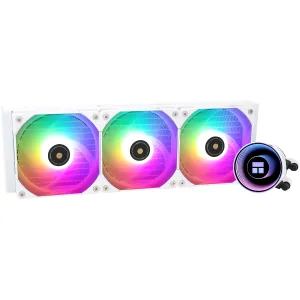 Thermalright Frozen Notte 360 White ARGB V2 Water Cooling CPU Cooler, 360 Specification CPU Liquid Cooler,3 PWM Fans, S-FDB Bearings, Suitable for AMD:AM4/AM5, Intel LGA 1851/1700/115X/1200/2011