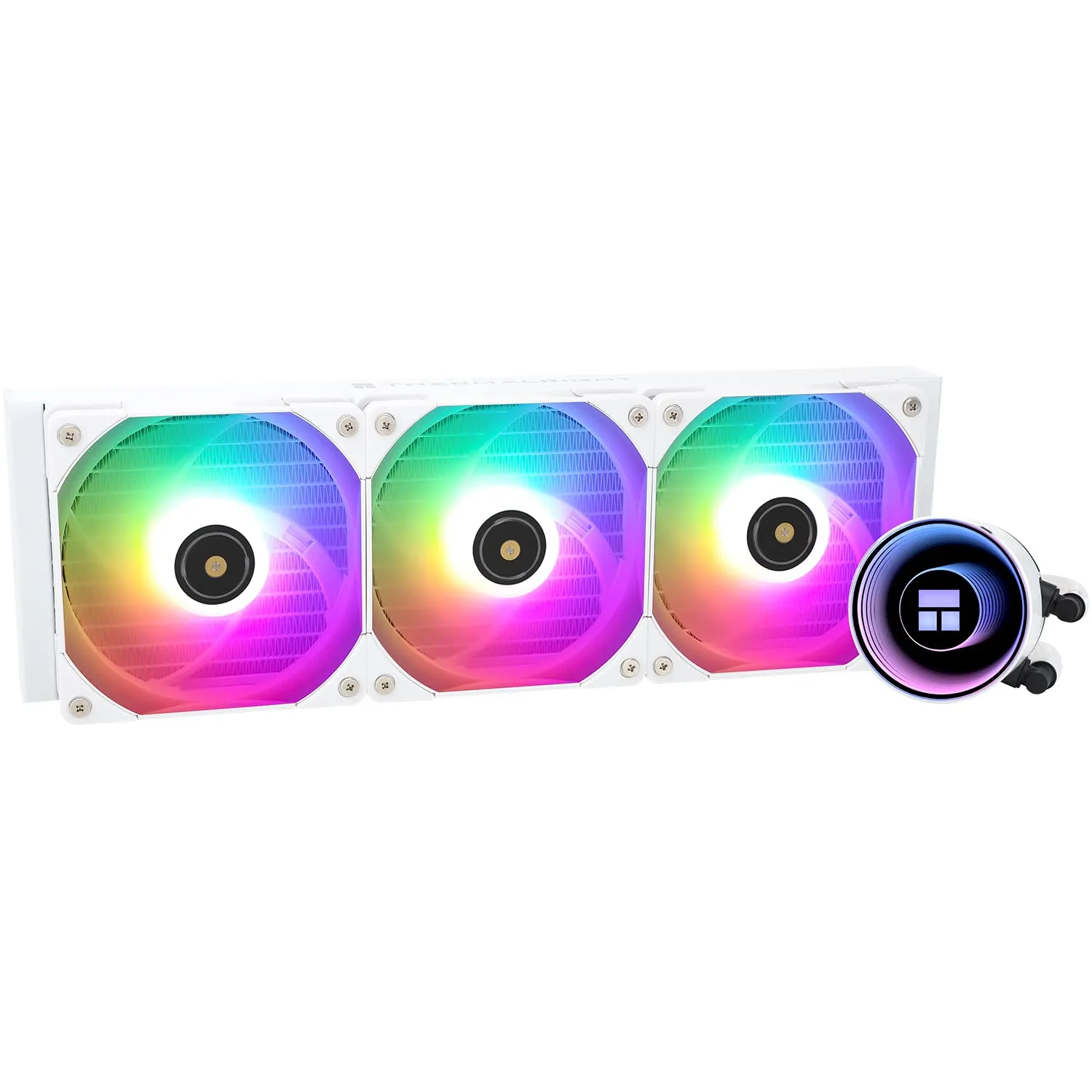 Thermalright Frozen Notte 360 White ARGB V2 Water Cooling CPU Cooler, 360 Specification CPU Liquid Cooler,3 PWM Fans, S-FDB Bearings, Suitable for AMD:AM4/AM5, Intel LGA 1851/1700/115X/1200/2011