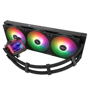 Thermalright FW360 ARGB RB CPU Water Cooler with 2000RPM,IPS LCD Screen with 320x240 Resolution,Liquid CPU Cooler with 2.4in LCD Display,CPU PC Aio Cooler for AM5/Intel LGA1851/1700,Magnetic Cold Head
