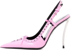 THESHY Women's Pointed Toe Stiletto Heels Backless Slingback Strap High Heel Pumps Fashion Sexy Dress Pumps for Women