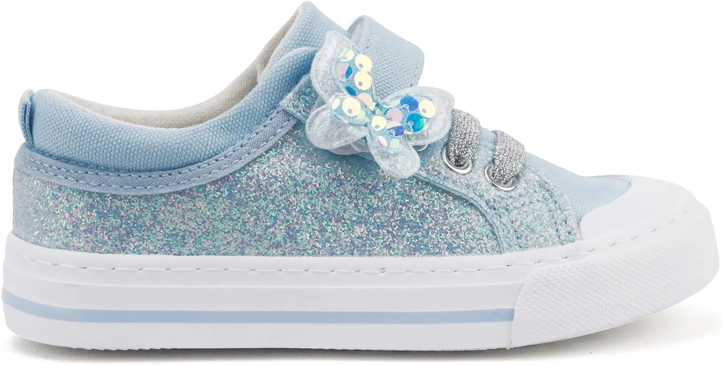 Toandon Kids Adorable Fashion High Top Casual Canvas Sneakers