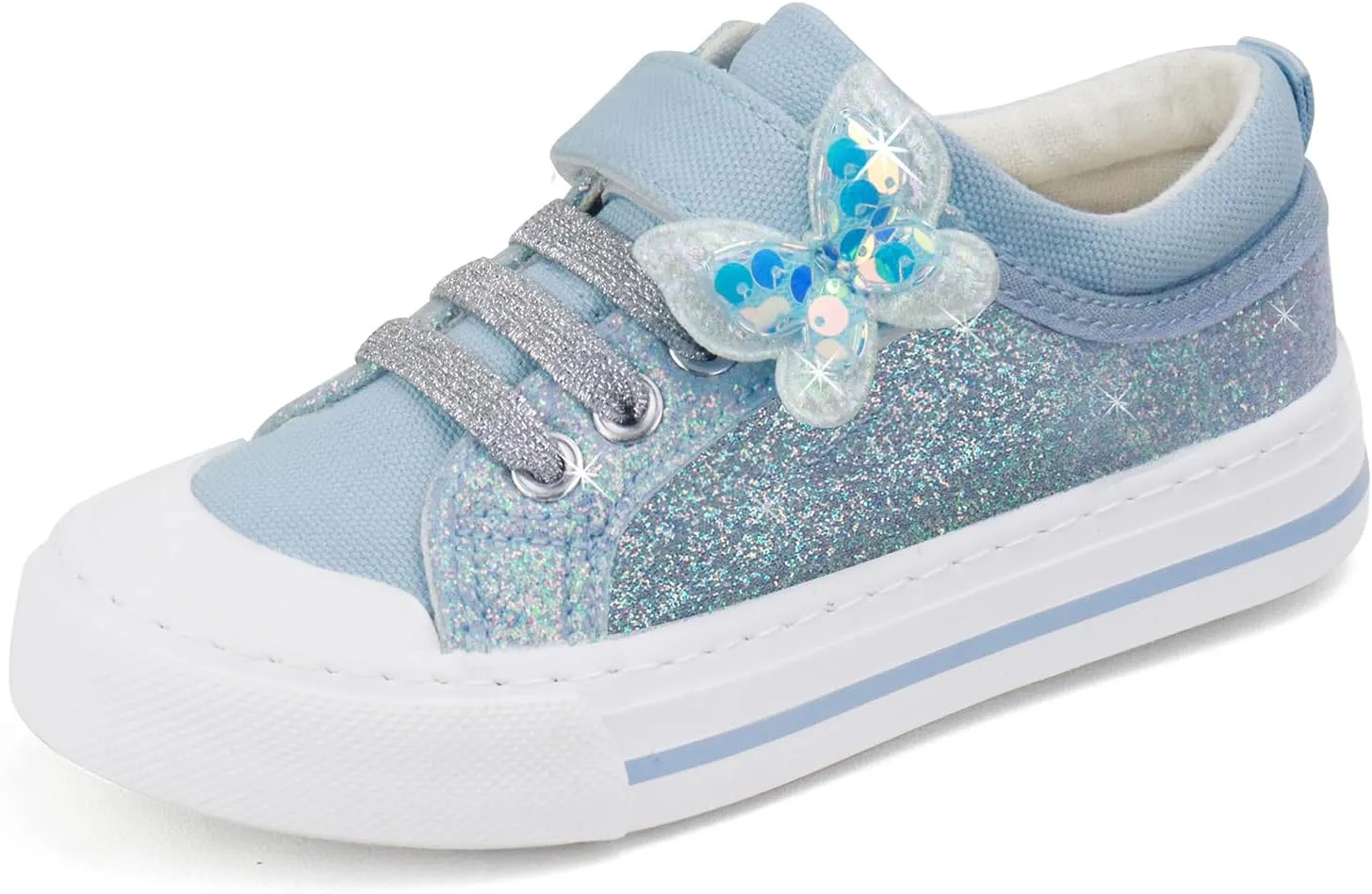 Toandon Kids Adorable Fashion High Top Casual Canvas Sneakers