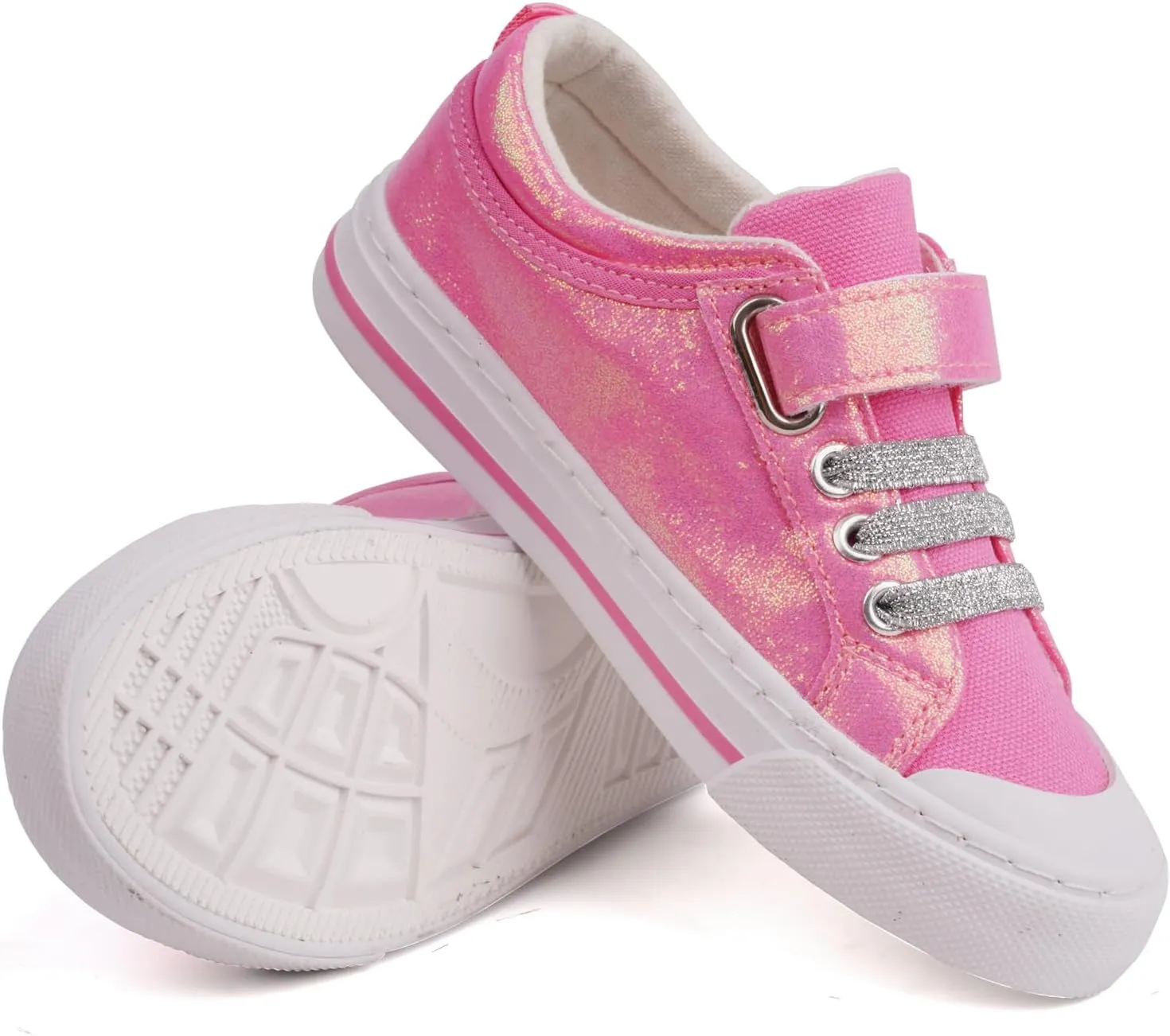 Toandon Kids Adorable Fashion High Top Casual Canvas Sneakers