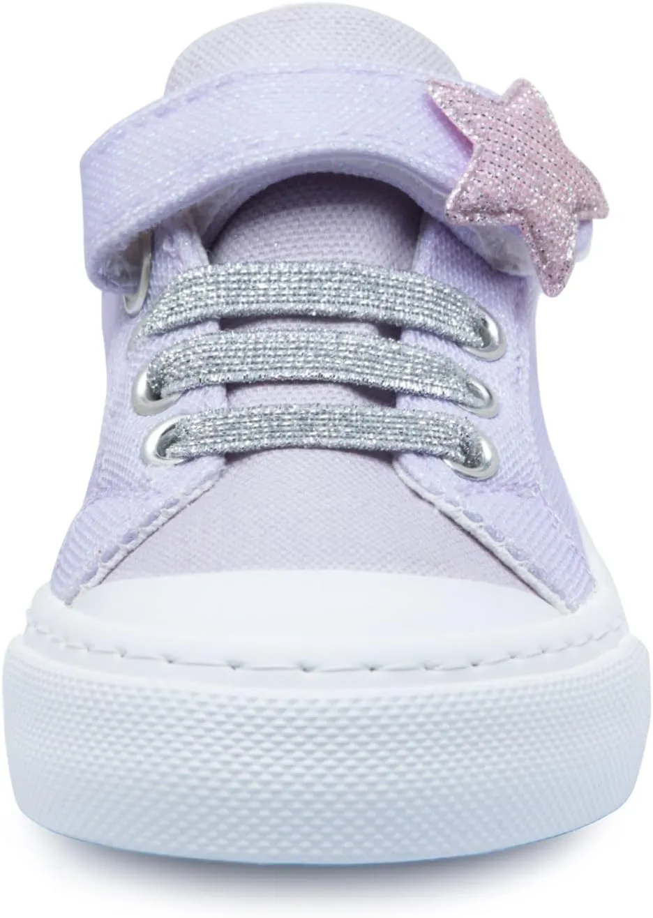 ToandonToddler Kids Sneakers Sparkle Fashion Glitter Sequins Canvas Shoes