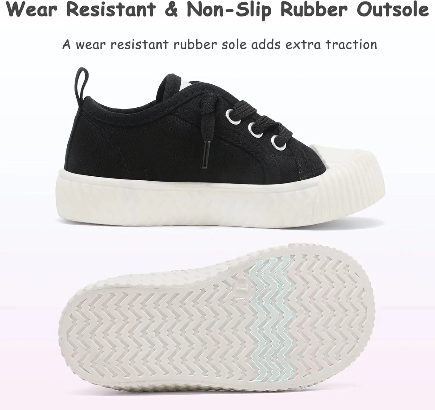 Toddler Shoes Boys Girls Slip On Canvas Sneakers