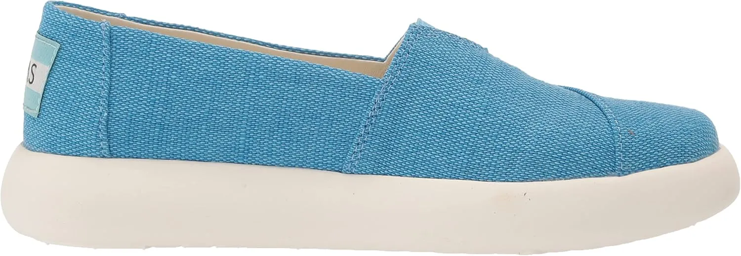 TOMS Womens Alpargata Mallow Platform Sneakers Shoes Casual - Off White