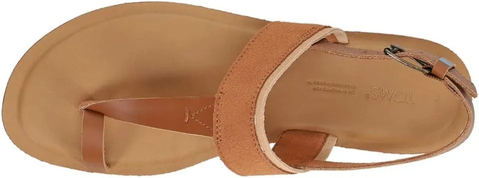 TOMS Womens Bree Sling Back Casual Sandals Casual - Black
