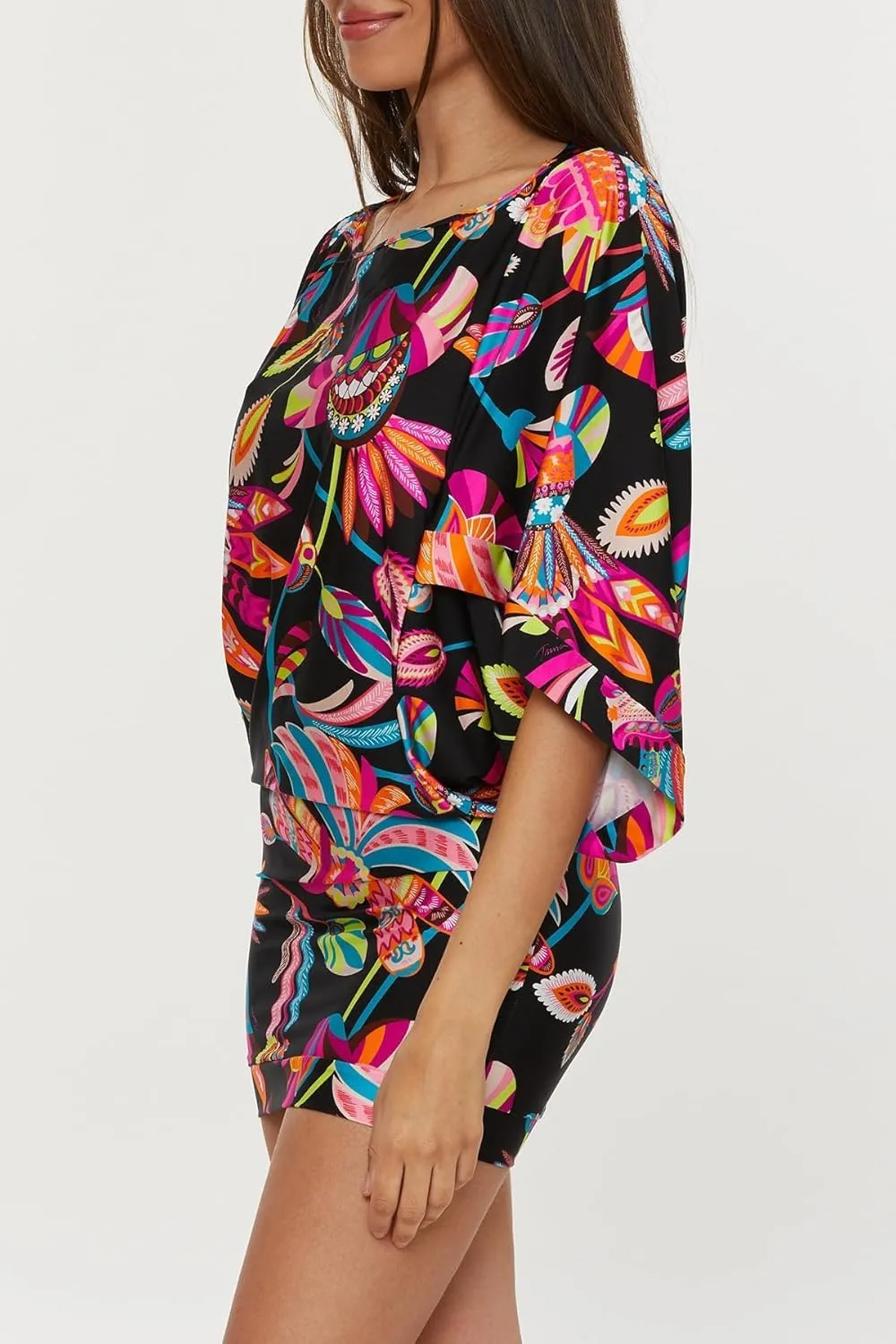 Trina Turk Women's Monaco Casablanca Tunic, Casual, Beach Cover Ups