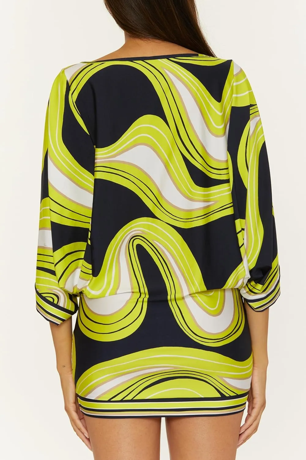Trina Turk Women's Monaco Casablanca Tunic, Casual, Beach Cover Ups