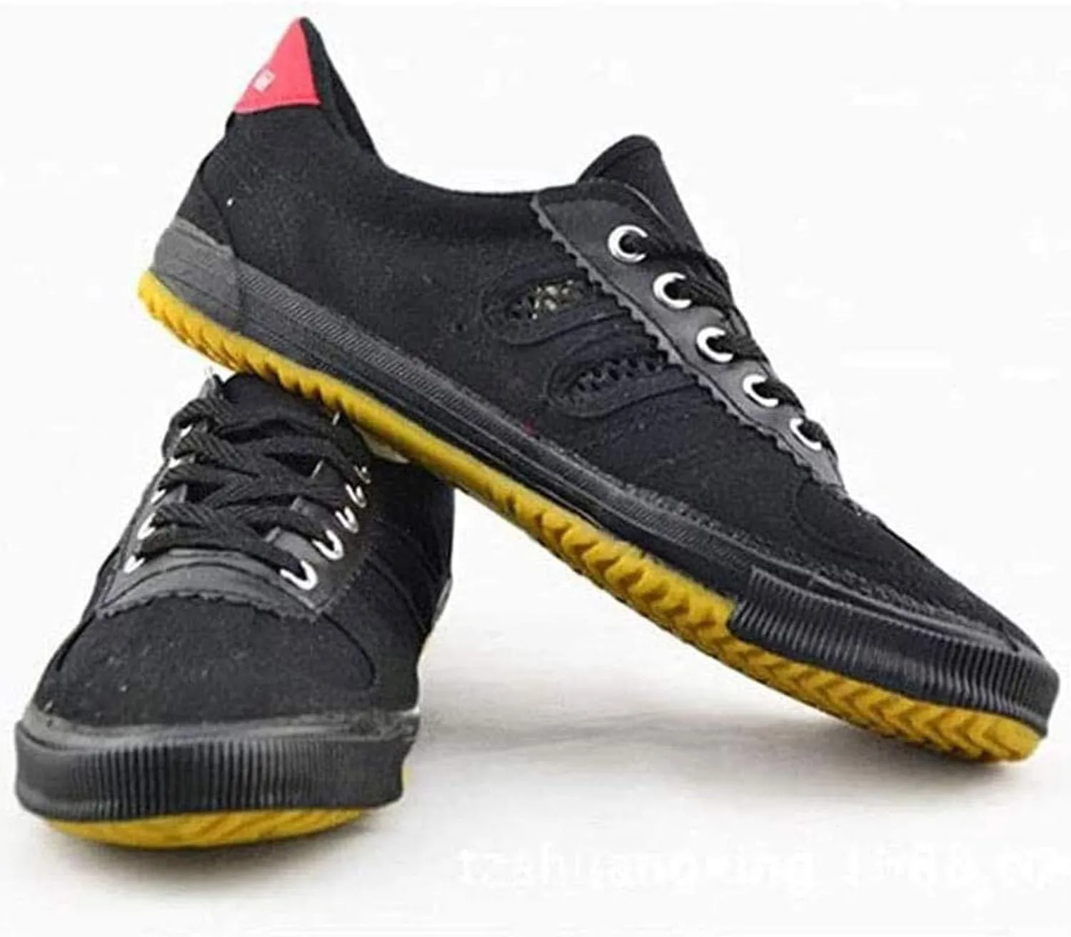Unisex Martial Arts Shoes, Canvas Tai Chi Kung Fu Sneakers Anti-Slip Qigong Trainers Lightweight Wushu Shoes for Men and Women