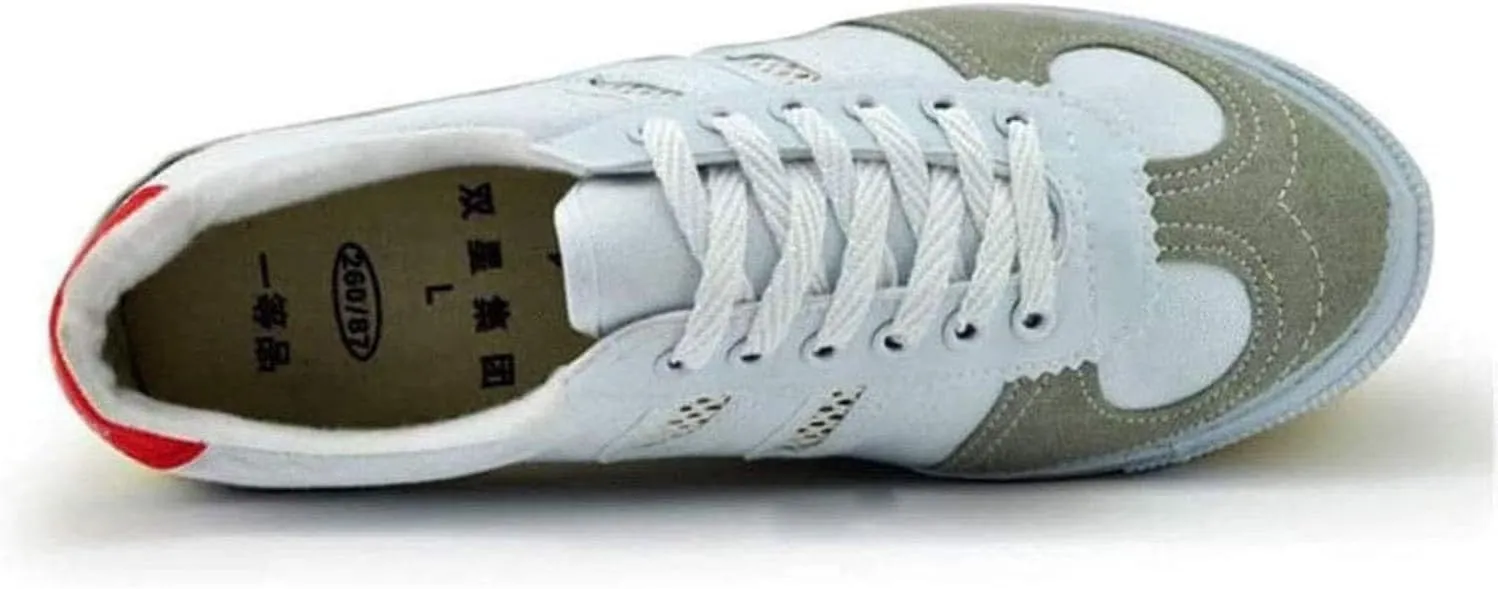 Unisex Martial Arts Shoes, Canvas Tai Chi Kung Fu Sneakers Anti-Slip Qigong Trainers Lightweight Wushu Shoes for Men and Women