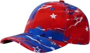 UPF 50  Performance Water Resistant Baseball Cap Lightweight Breathable Hat Golf Running Boat Hiking for Men Women