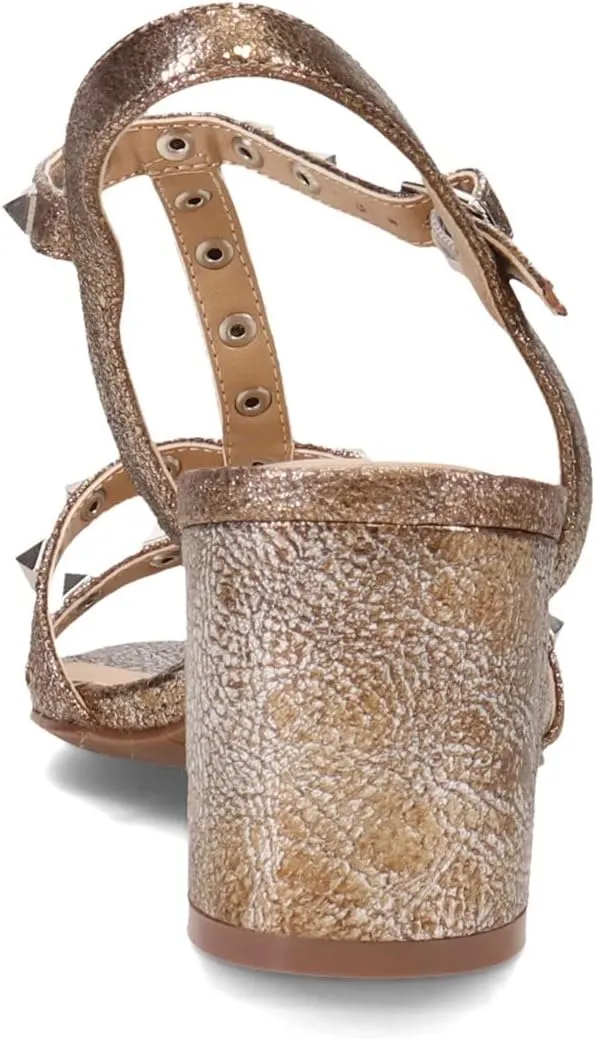 VANELi Womens Midge Studded Slingback Dress Sandals Mid Heel 2-3" - Beige