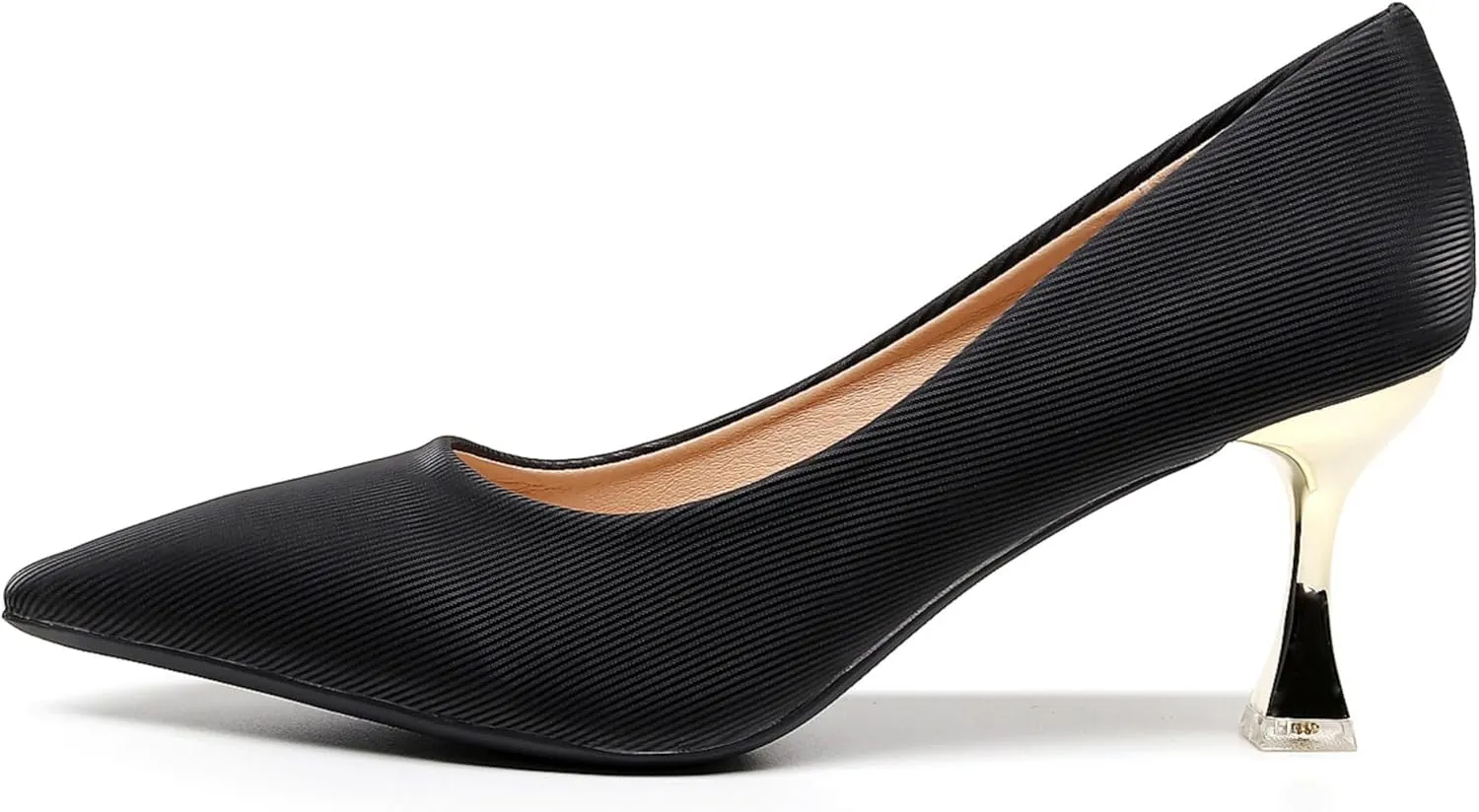 VenusCelia Women's Golden-Sun Pump Stiletto Heel Shoe