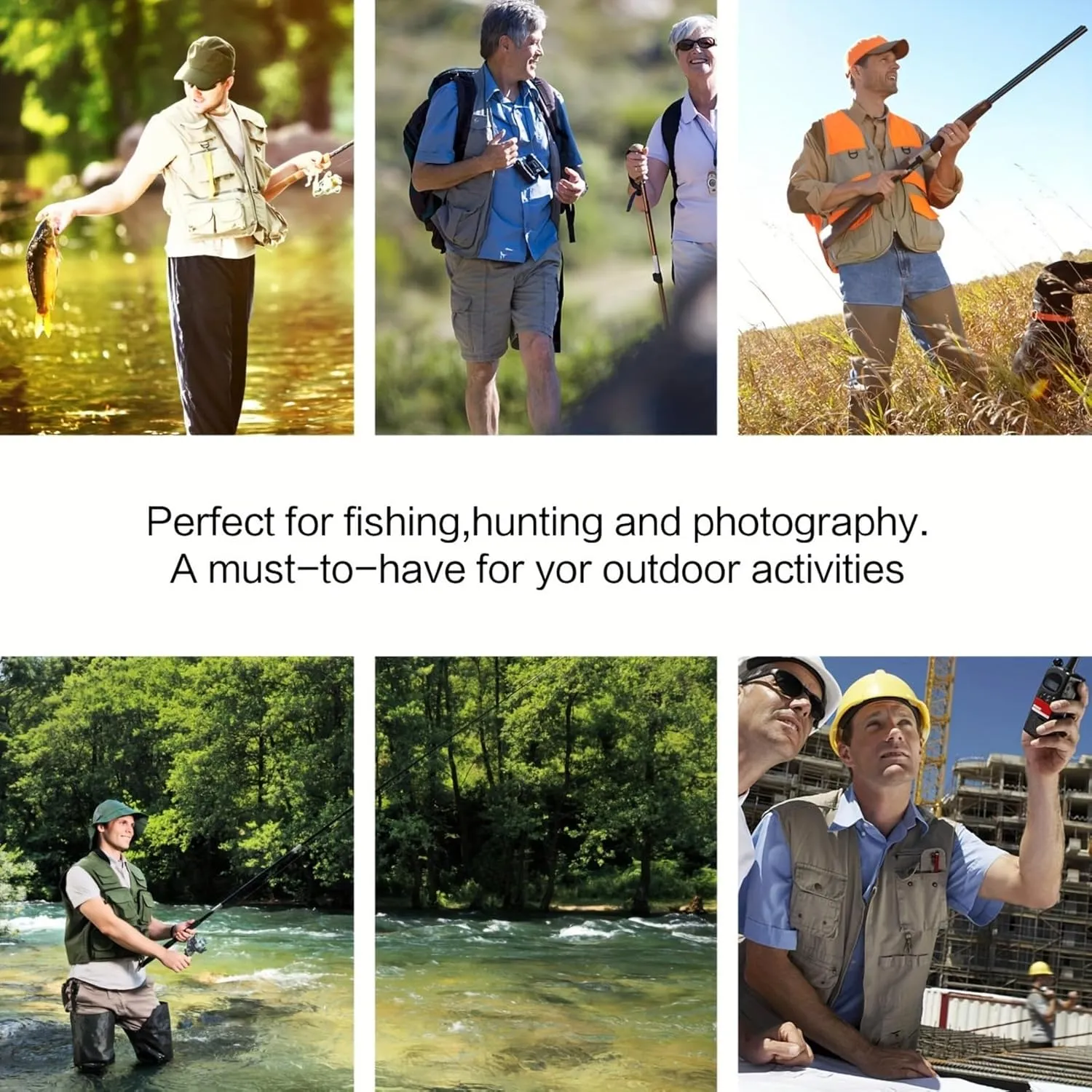 Versatile Multi-Pocket Fishing Vest with Detachable Backpack - Breathable, Boat Fly Fishing - Fits Most 90-180 lbs