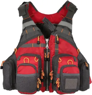 Versatile Multi-Pocket Fishing Vest with Detachable Backpack - Breathable, Boat Fly Fishing - Fits Most 90-180 lbs