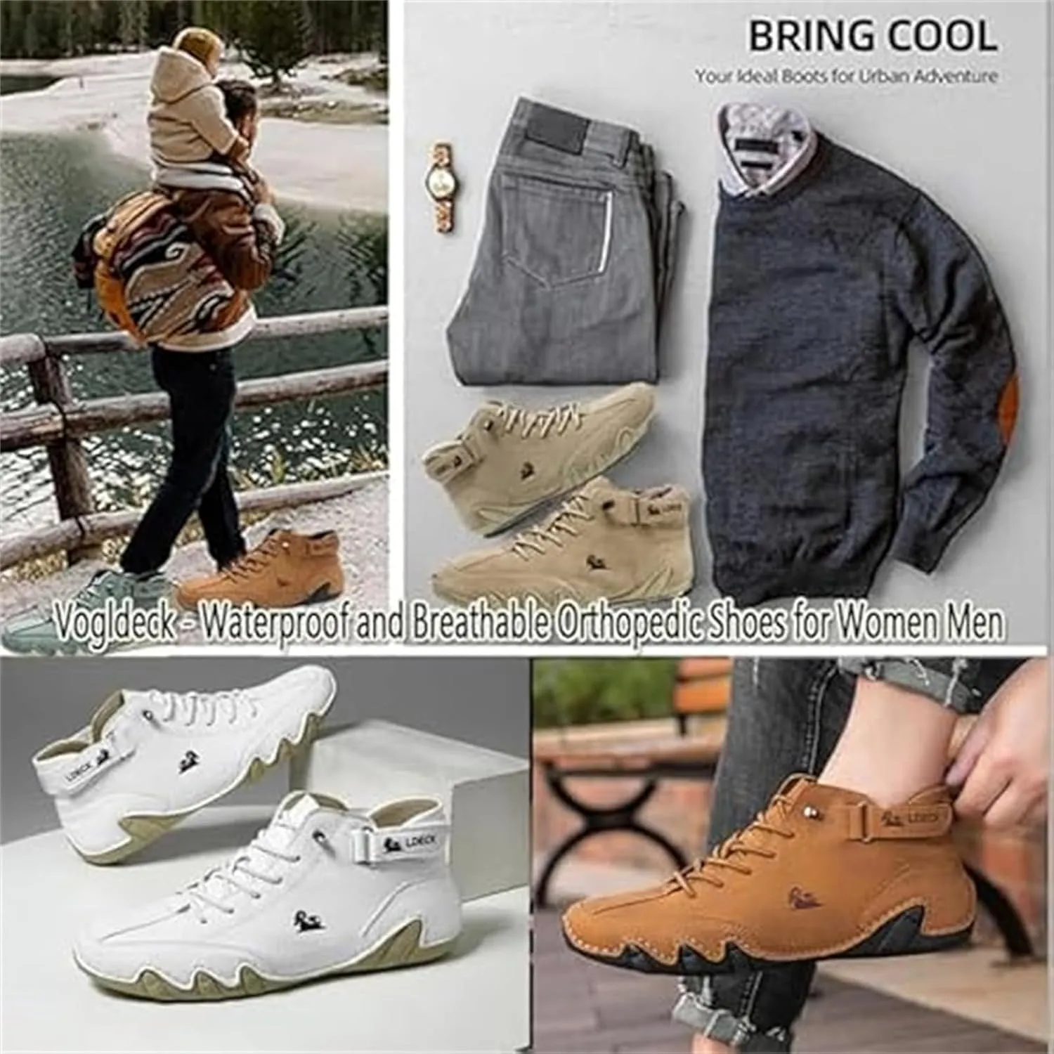 Vogany Shoes Women, Orthopedic Shoes for Women, Women's Fashion Sneakers, Couple Style, for Traveling, Hiking, Outdoor