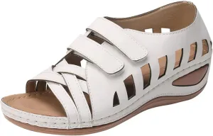Wedge Sandals for Women 2024 Strap Sandals Summer Fashion Flops Women's Wedges Flip Buckle Shoes Sandals Shoes For Women