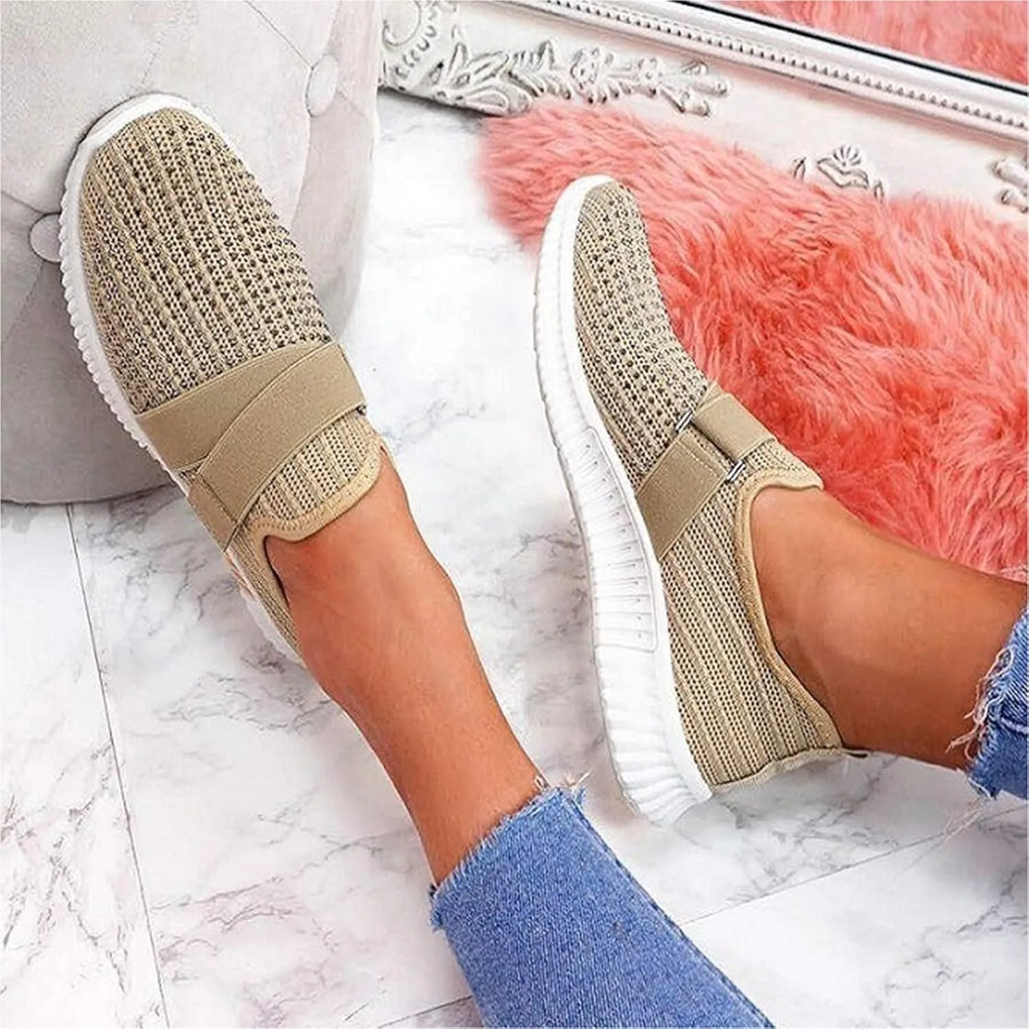 Wedges Sneakers for Women Black Slip On Tennis Shoes for Women Womens Shoes Casual Fall High Top Sneakers for Women Ankle Support Women's Wide Width Athletic Walking Shoes